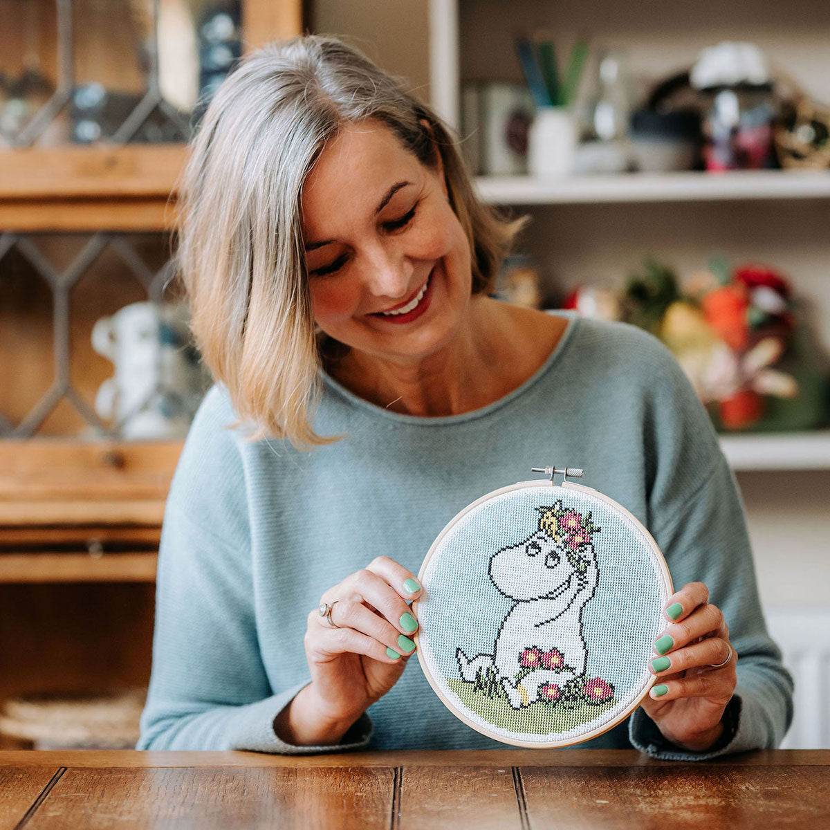Moomin ムーミン The Crafty Kit Company クラフティ キット カンパニー クロスステッチキット ( スノークのおじょうさん )