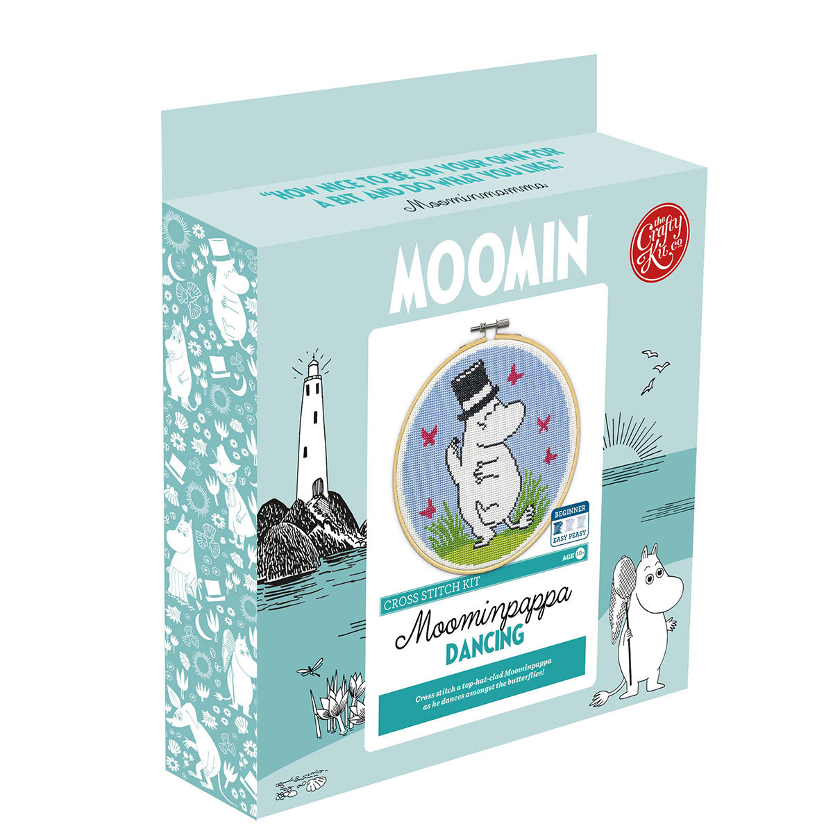 Moomin ムーミン The Crafty Kit Company クラフティ キット カンパニー クロスステッチキット ( ムーミンパパ )