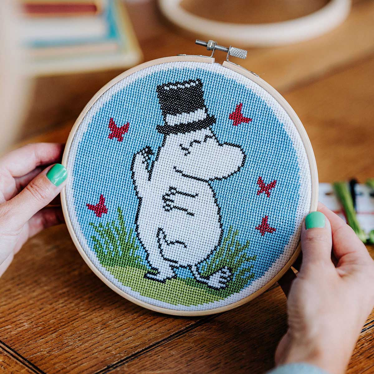 Moomin ムーミン The Crafty Kit Company クラフティ キット カンパニー クロスステッチキット ( ムーミンパパ )