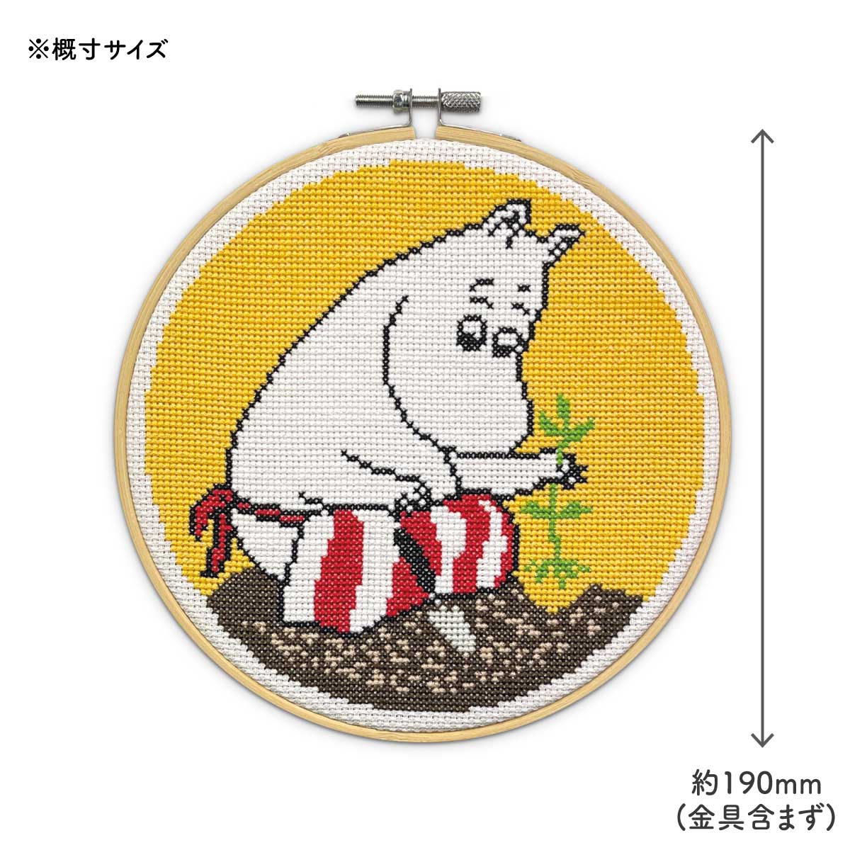 Moomin ムーミン The Crafty Kit Company クラフティ キット カンパニー クロスステッチキット ( ムーミンママ )