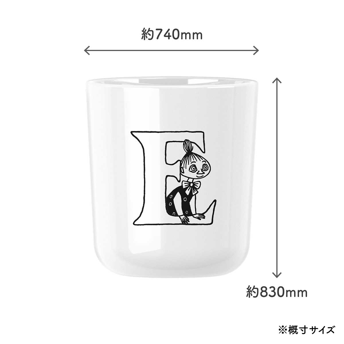 RIG-TIG リグティグ × Moomin ムーミン ABCカップ ( E / ミムラ姉さん )