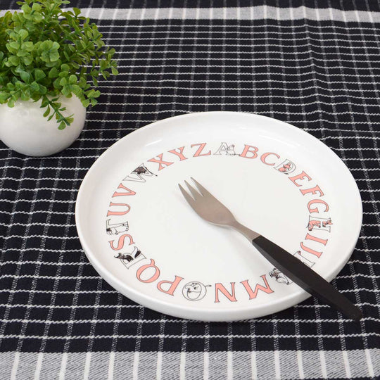 RIG-TIG リグティグ × Moomin ムーミン ABCプレート ( 20cm / ピンク )