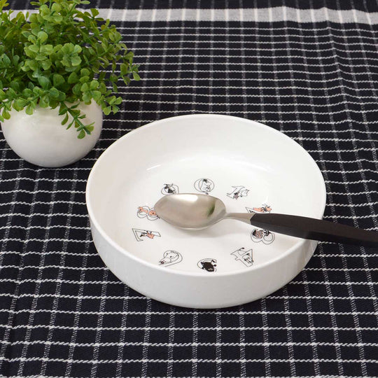 RIG-TIG リグティグ × Moomin ムーミン ABCボウル ( 15cm / ピンク )