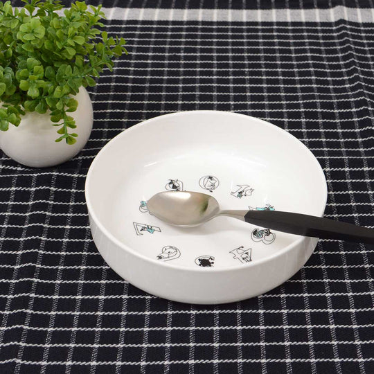 RIG-TIG リグティグ × Moomin ムーミン ABCボウル ( 15cm / ターコイズ )