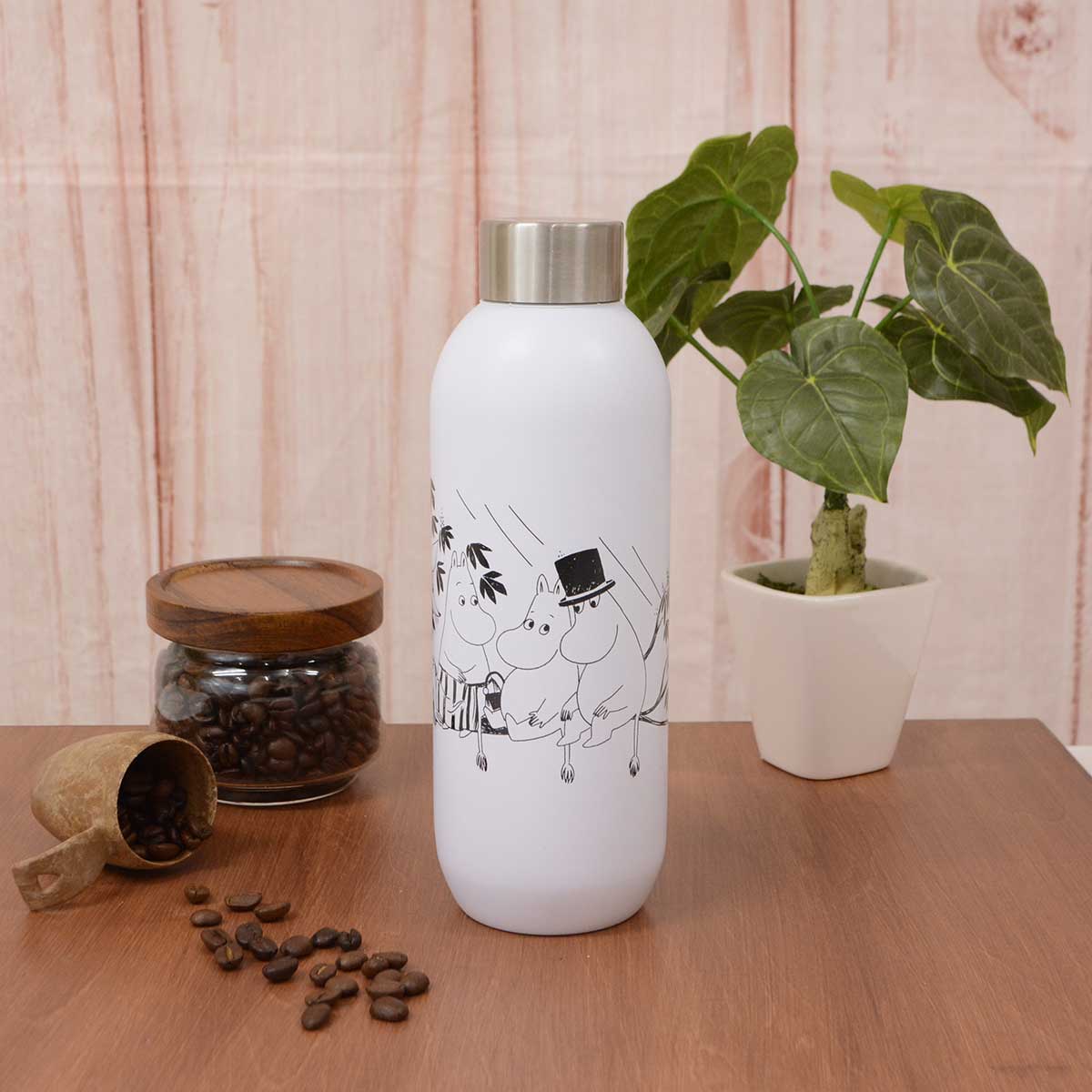 Stelton ステルトン × Moomin ムーミン ドリンクボトル ( ムーミンソフトホワイト / 750ml )