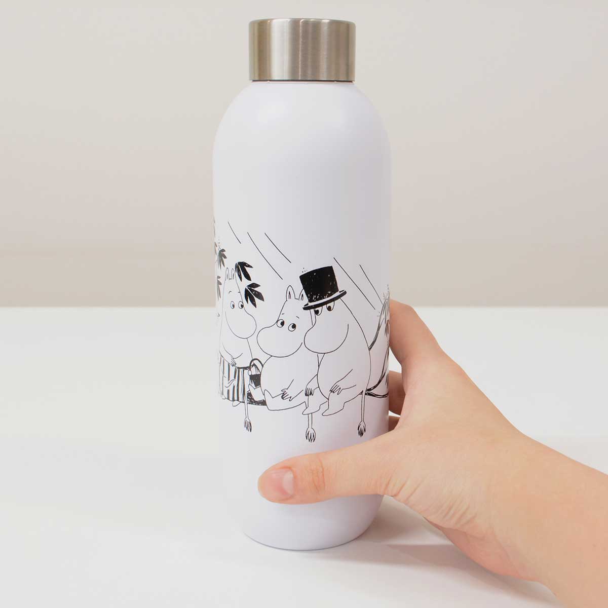 Stelton ステルトン × Moomin ムーミン ドリンクボトル ( ムーミン ソフトホワイト / 750ml )