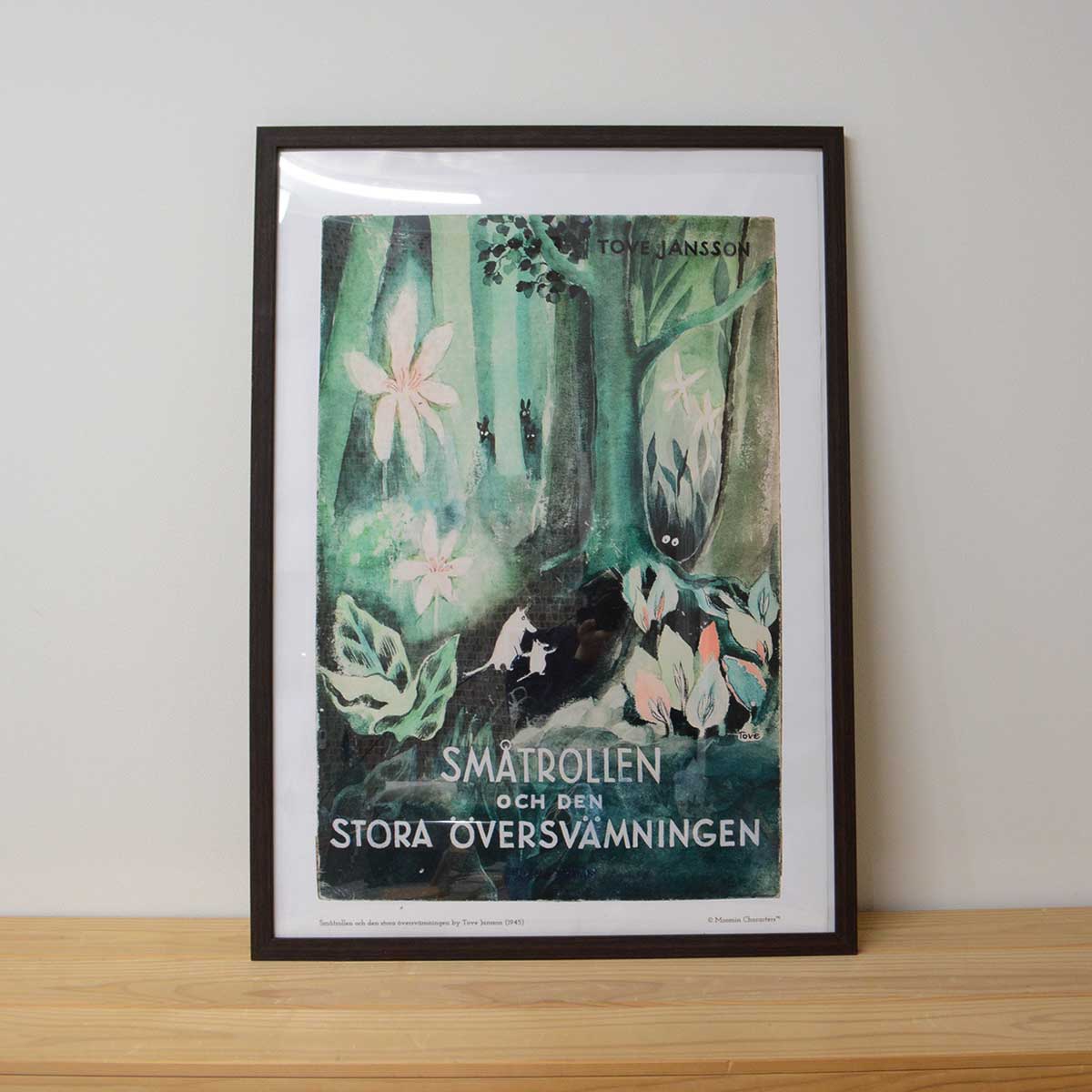 Moomin ムーミン ポスター ( The Moomins and the Great Flood / 50 x 70 cm )