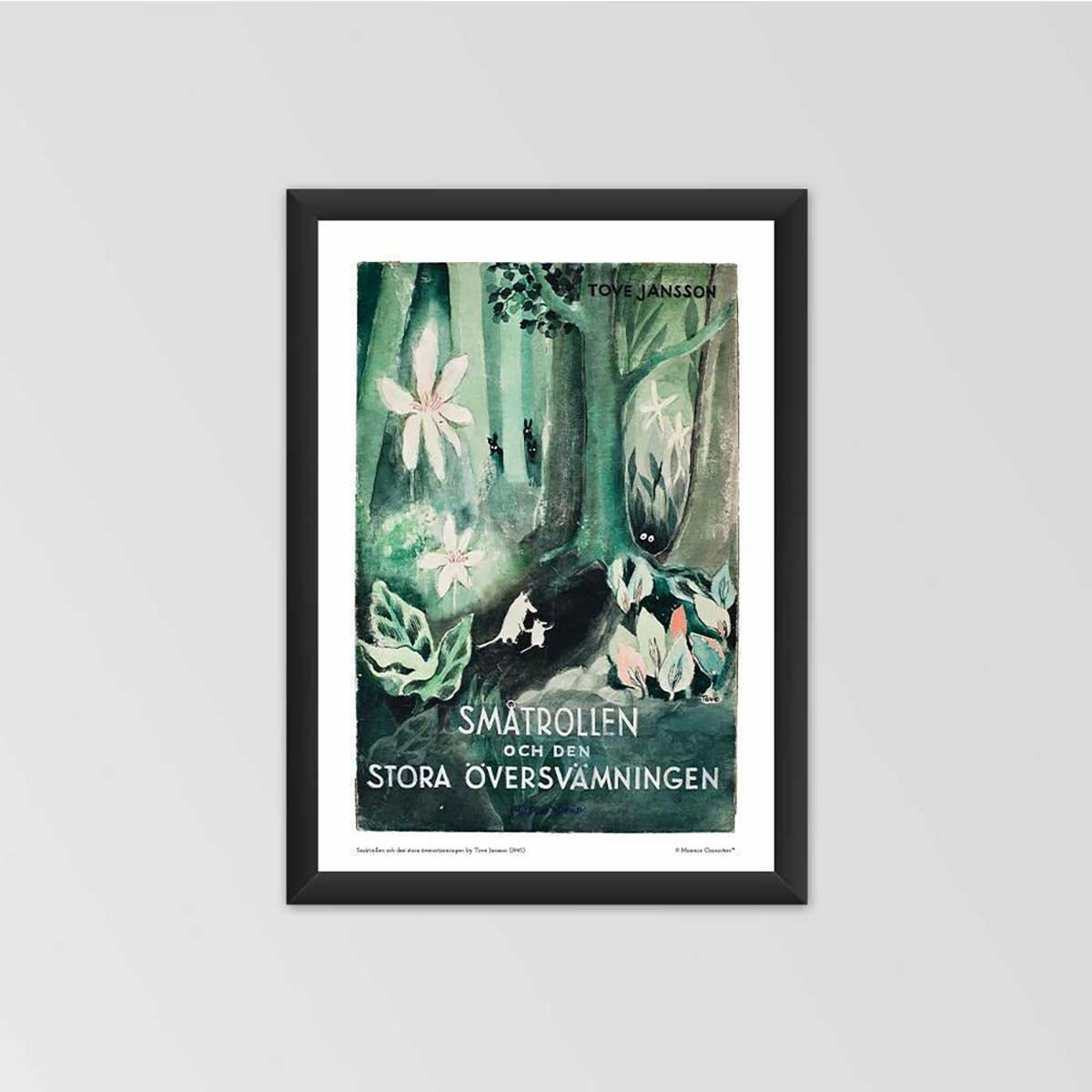 Moomin ムーミン ポスター ( The Moomins and the Great Flood / 50 x 70 cm )