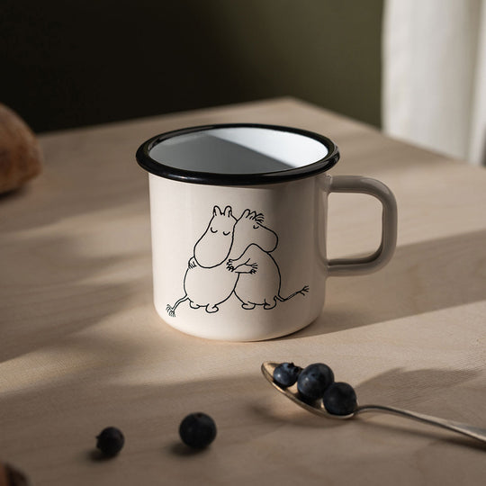 Moomin ムーミン Muurla ムールラ ホーローマグ ( ムーミン80周年 / 370ml )