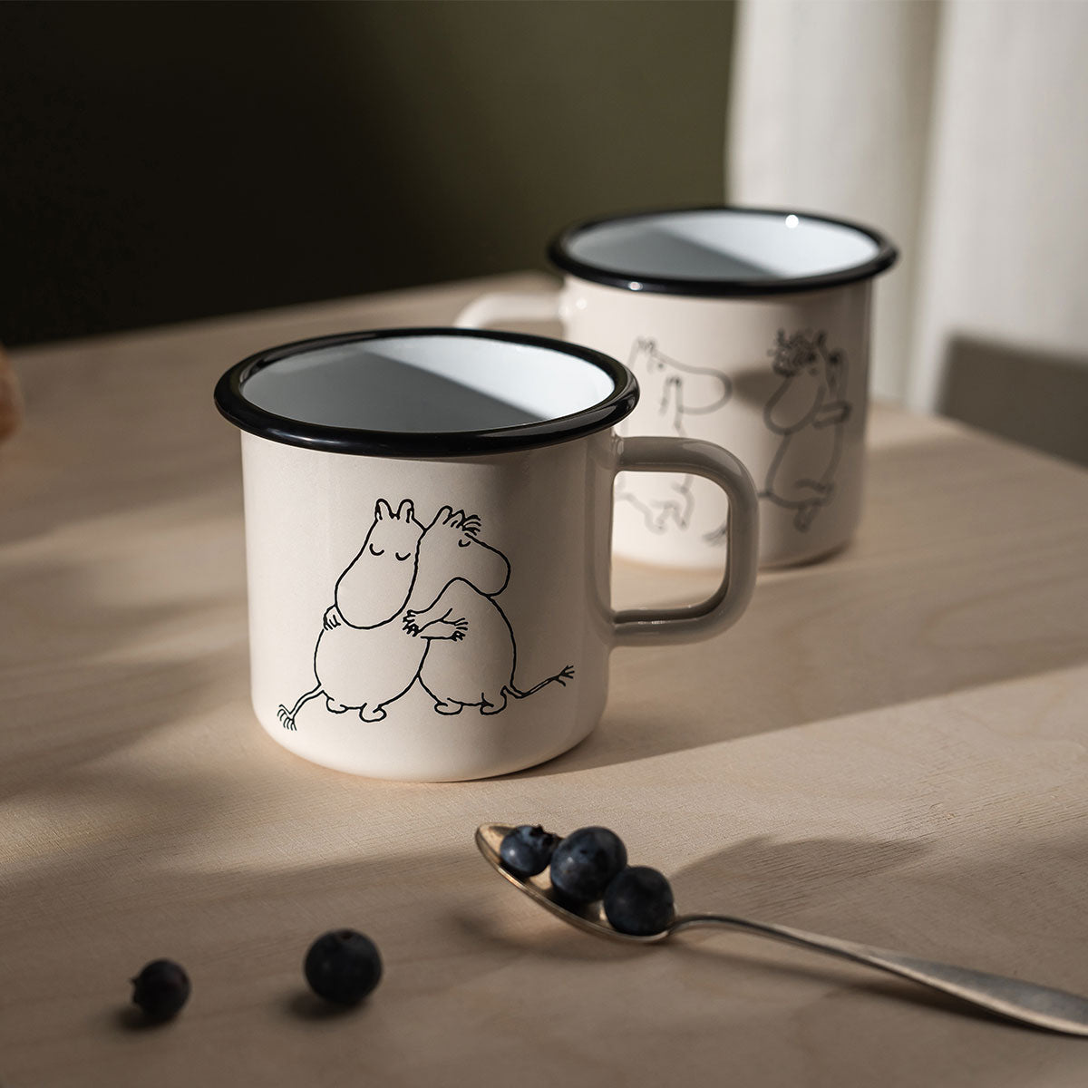 Moomin ムーミン Muurla ムールラ ホーローマグ ( ムーミン80周年 / 370ml )