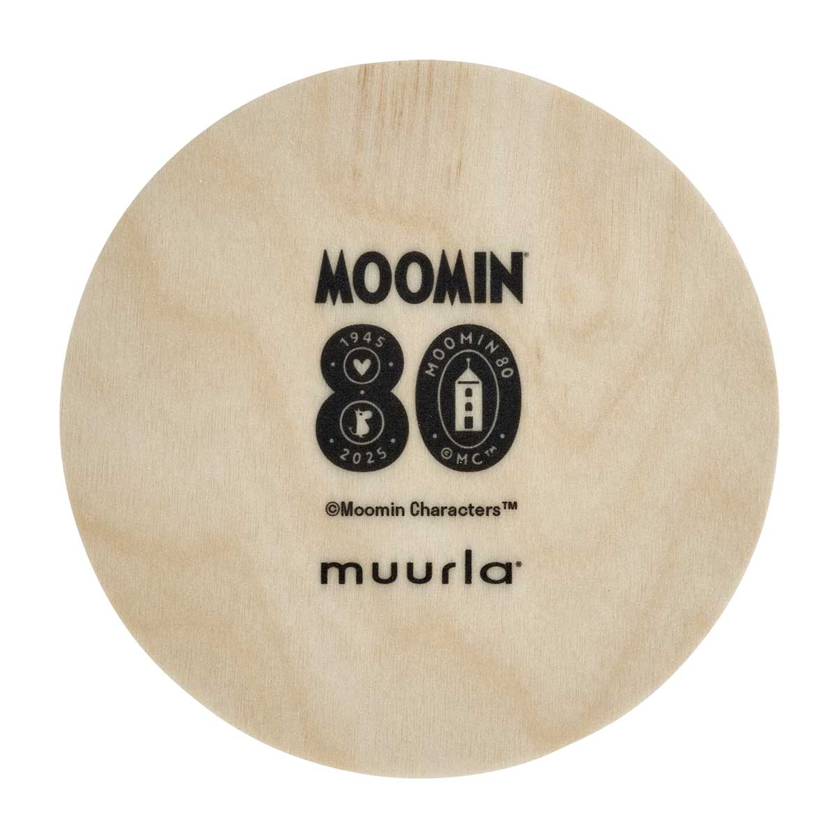 Moomin ムーミン Muurla ムールラ 木製コースター ( ムーミン80周年 / 缶入り / 4枚セット )