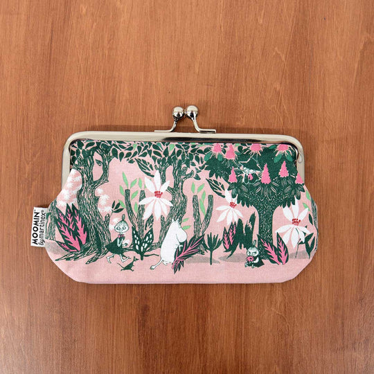 Moomin ムーミン Martinex マルティネックス 横長がま口ポーチ ( ムーミン80周年 )