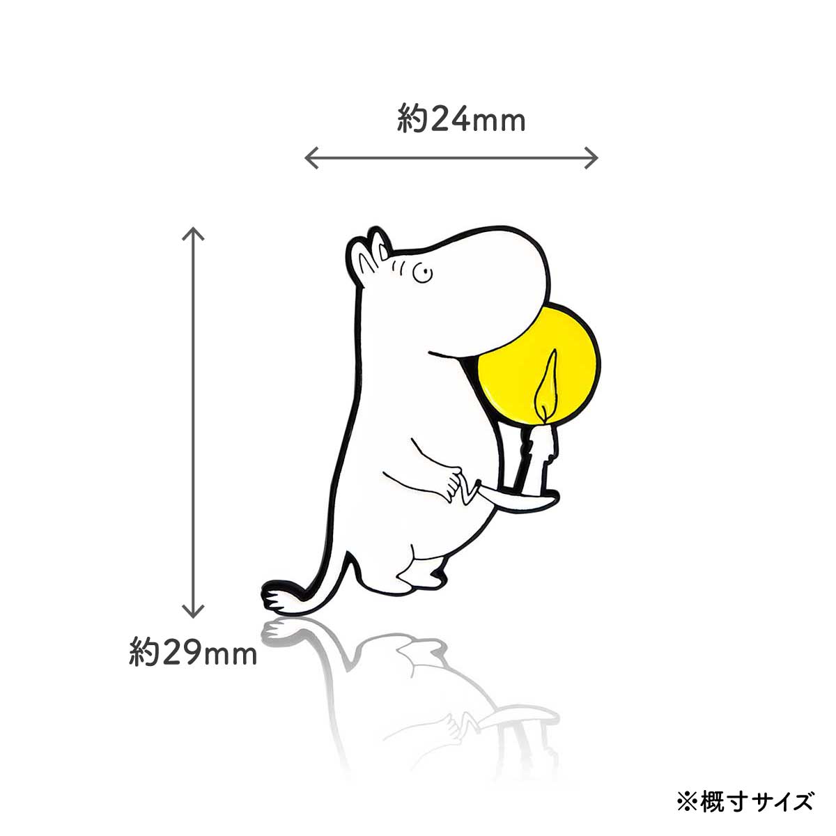 Moomin ムーミン PINBOX ピンボックス ピンバッジ ( ムーミンとキャンドル )