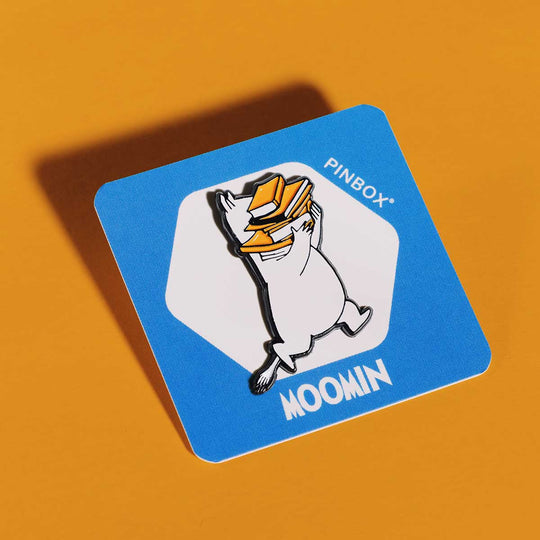 Moomin ムーミン PINBOX ピンボックス ピンバッジ ( ムーミンと本 )