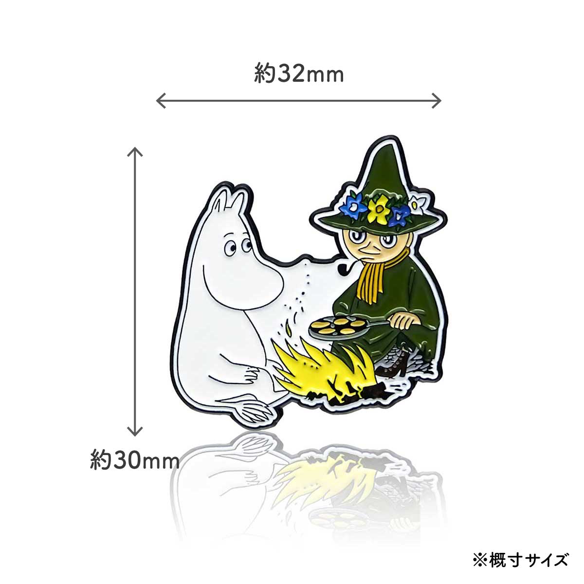 Moomin ムーミン PINBOX ピンボックス ピンバッジ ( ムーミンとスナフキン )
