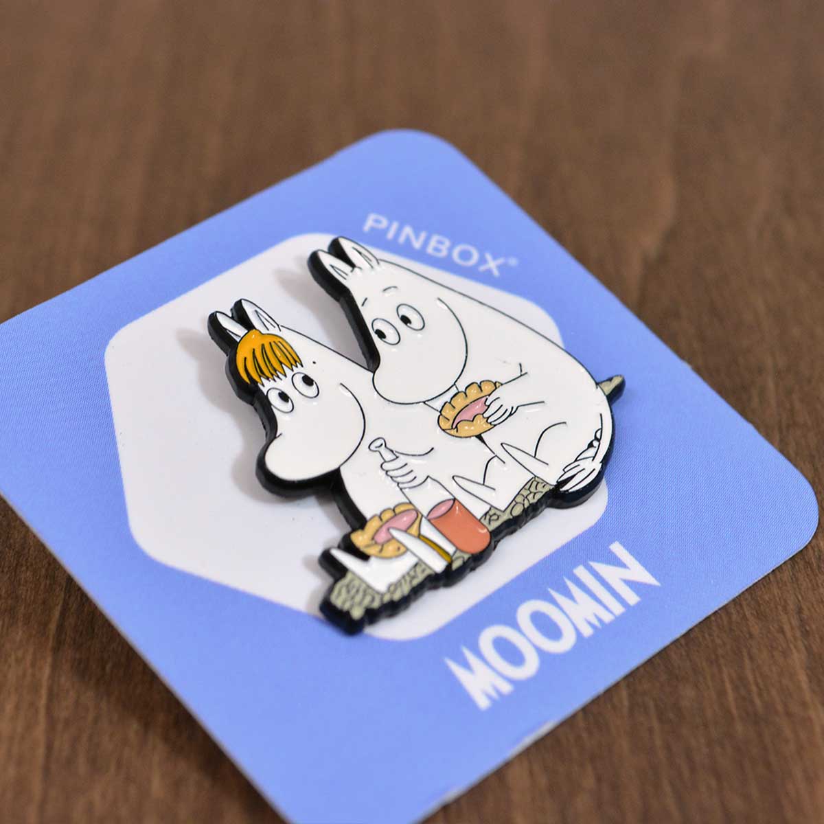 新品　ムーミン　PINBOX ピンバッジ　ムーミン と スノークのおじょうさん Moomin ムーミン PINBOX ピンボックス ピンバッジ ( ムーミンと