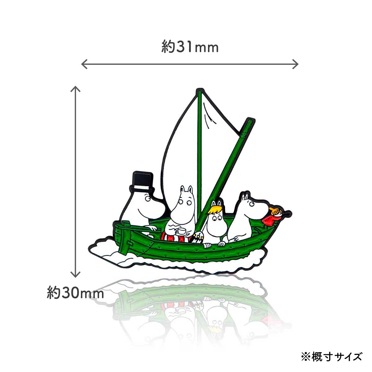 Moomin ムーミン PINBOX ピンボックス ピンバッジ ( ムーミンファミリー )
