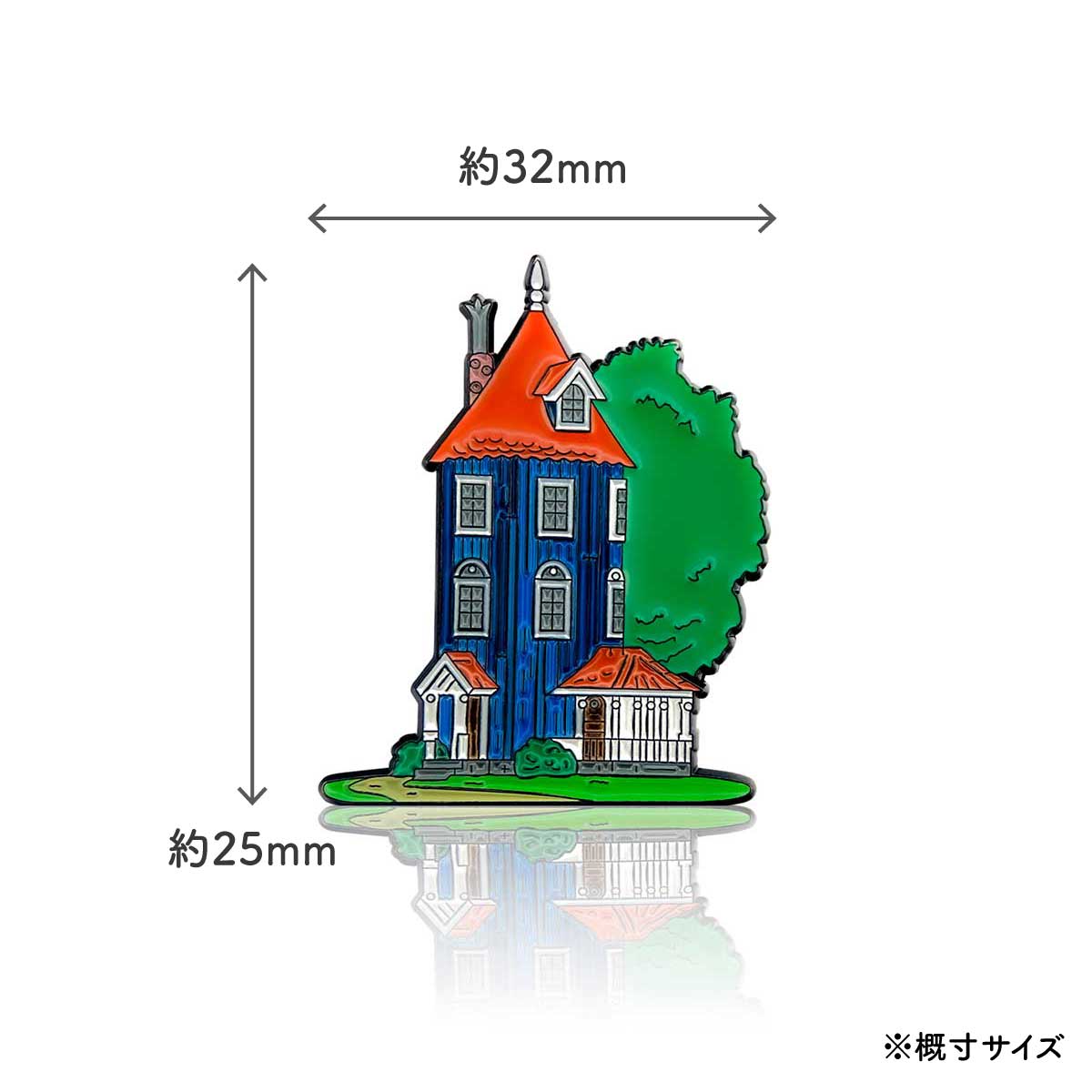 Moomin ムーミン PINBOX ピンボックス ピンバッジ ( ムーミンハウス