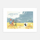 Moomin ムーミン Postery ポストリー ミニポスター ( Summer in the Moominvalley / 21 × 30 cm )