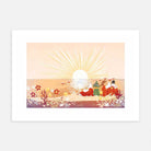 Moomin ムーミン Postery ポストリー ミニポスター ( Moomin Sunset by the Sea / 21 × 30 cm )