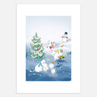 Moomin ムーミン Postery ポストリー ミニポスター ( Christmas With The Moomins / 30 × 21 cm )