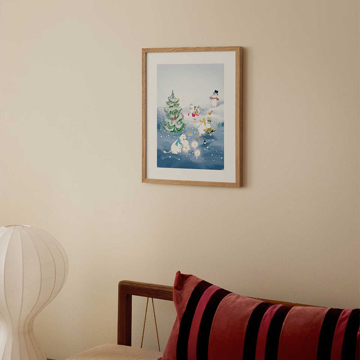 Moomin ムーミン Postery ポストリー ミニポスター ( Christmas With The Moomins / 30 × 21 cm )