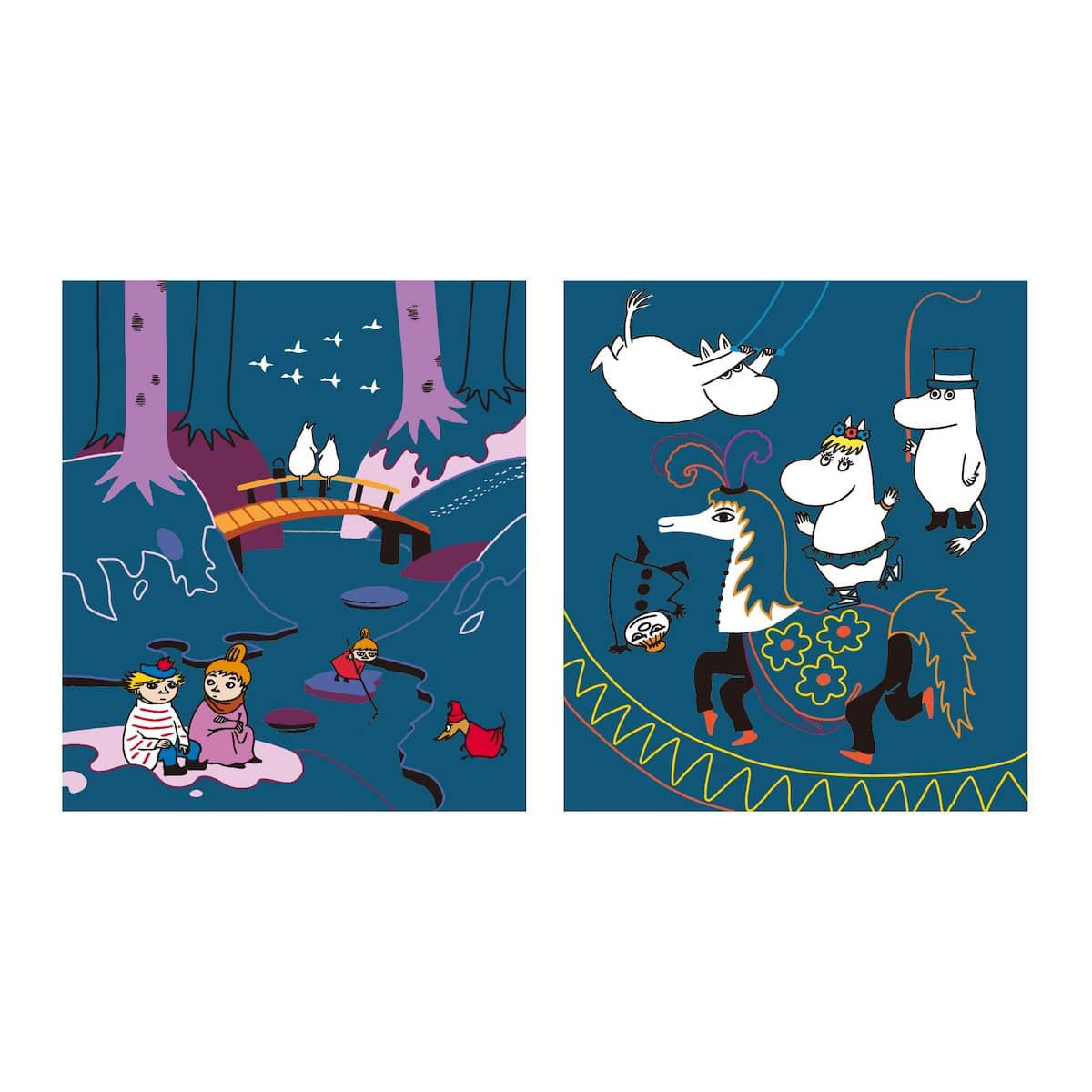 Moomin ムーミン BørneLund ボーネルンド 削って彩る スクラッチアート