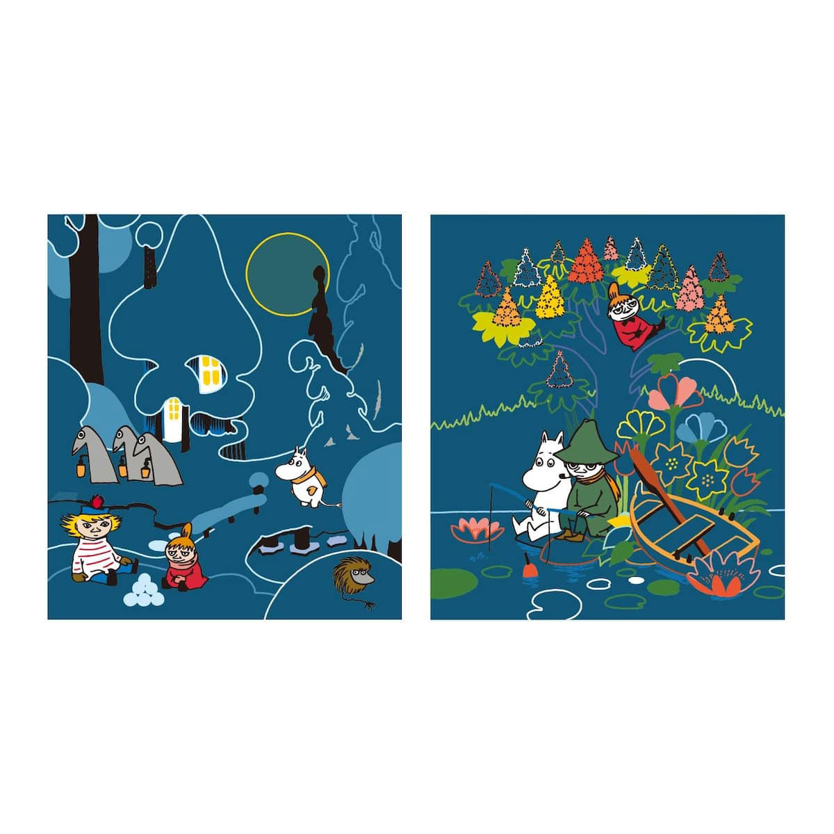 Moomin ムーミン BørneLund ボーネルンド 削って彩る スクラッチアート