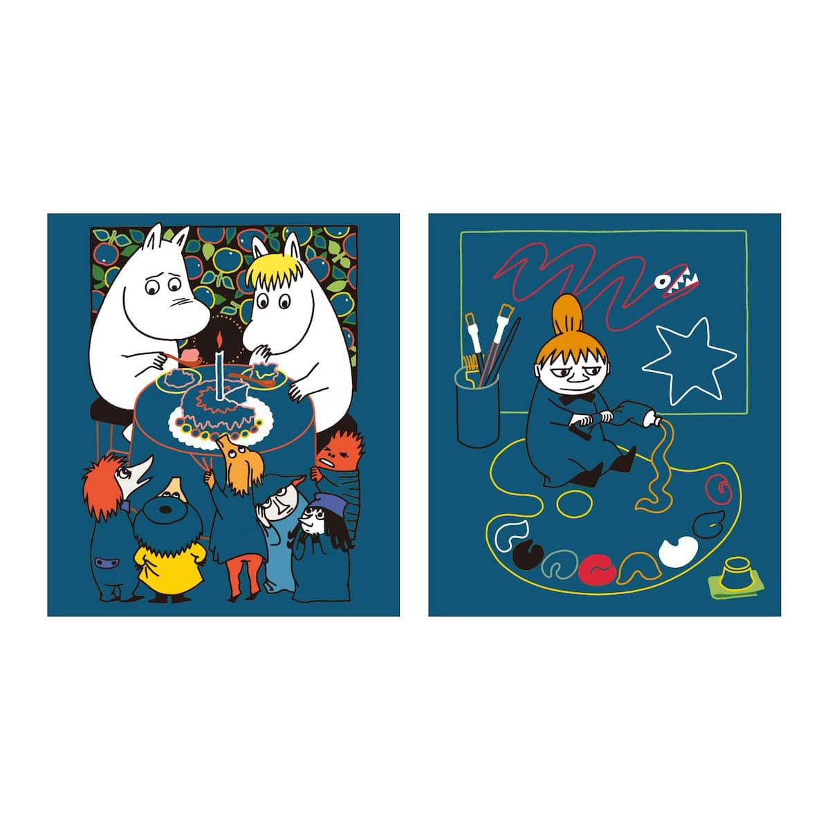 Moomin ムーミン BørneLund ボーネルンド 削って彩る スクラッチアート