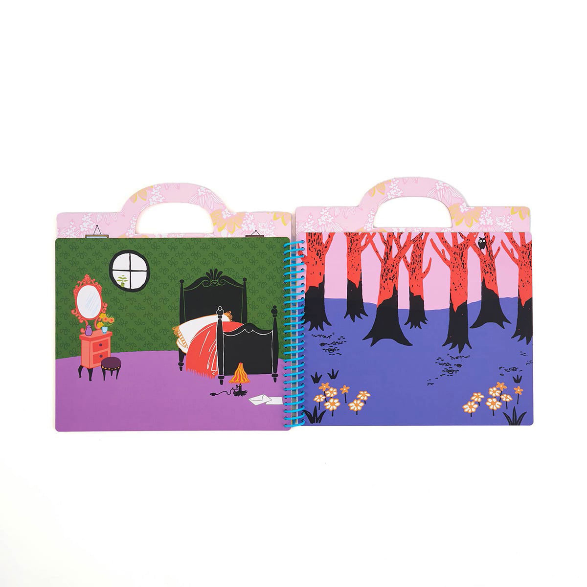 Moomin ムーミン BørneLund ボーネルンド 貼ってはがしてくりかえし遊べる絵本 シールブック