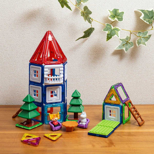 Moomin ムーミン BørneLund ボーネルンド 磁石でつながるブロック マグ・フォーマー ( 51ピース )