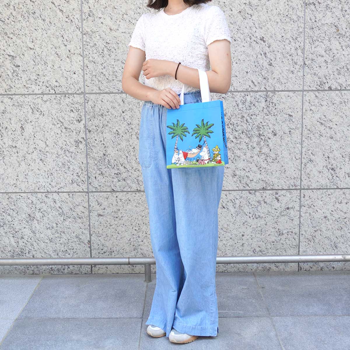 Moomin Shop HAWAII ムーミンショップハワイ ショッピングバッグ ( ブルー / S )