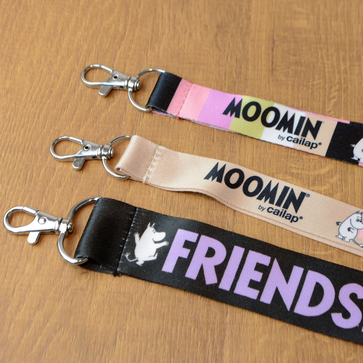 Moomin ムーミン CAILAP カイラップ ストラップ ( ムーミン / FRIENDSHIP / ブラック )