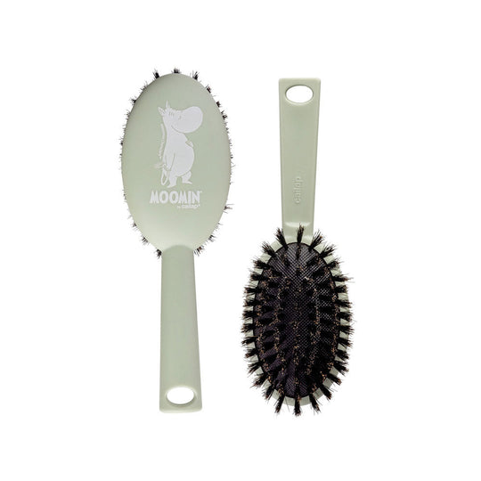 Moomin ムーミン CAILAP カイラップ 天然毛ヘアブラシ ( ムーミン / ライトグリーン )
