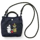 Moomin ムーミン 刺繍ミニショルダーバッグ ( グループ / ネイビー )