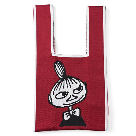 Moomin ムーミン ニットマルシェバッグ ( リトルミイ / ボルドー )