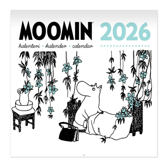 Moomin ムーミン Putinki プティンキ 壁掛けカレンダー 2026年 ( 30×30cm )