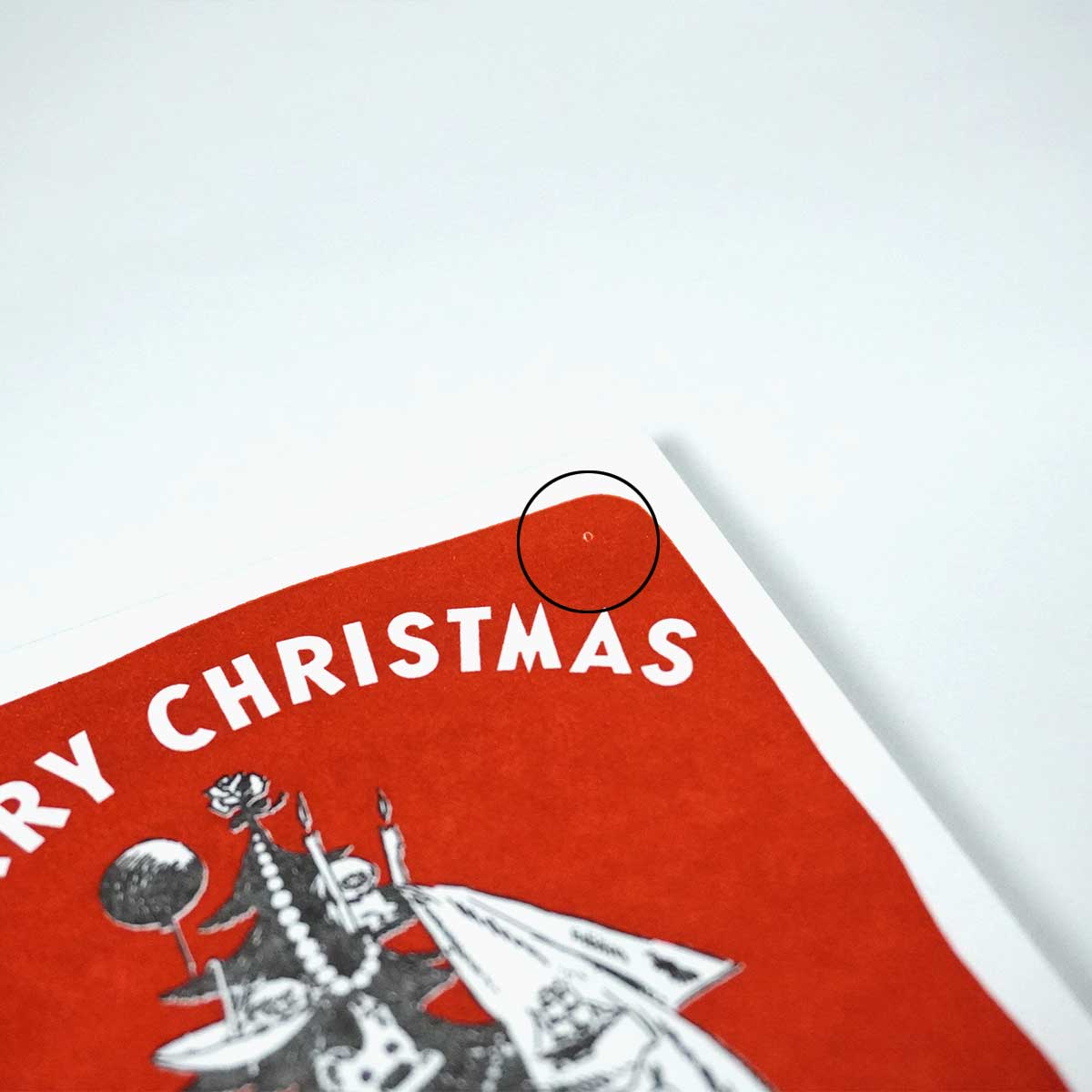 Moomin ムーミン Putinki プティンキ クリスマスグリーティングカード ( メリークリスマス / ツリー )