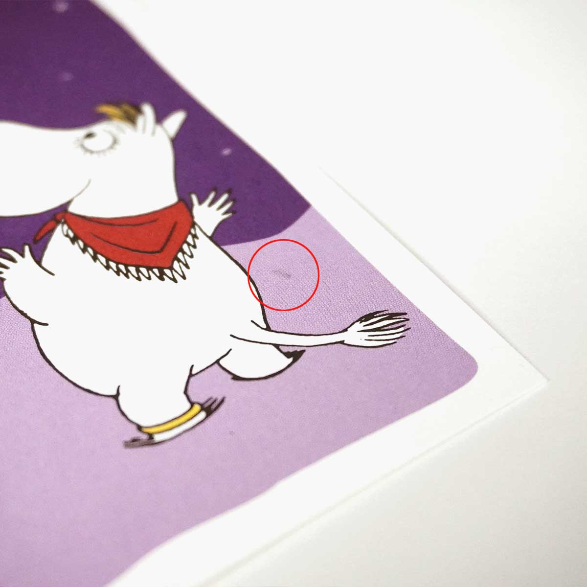 Moomin ムーミン Putinki プティンキ クリスマスポストカード ( 流れ星