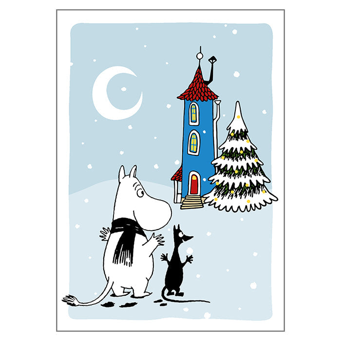 Moomin ムーミン Putinki プティンキ クリスマスポストカード ( ムーミンハウス )