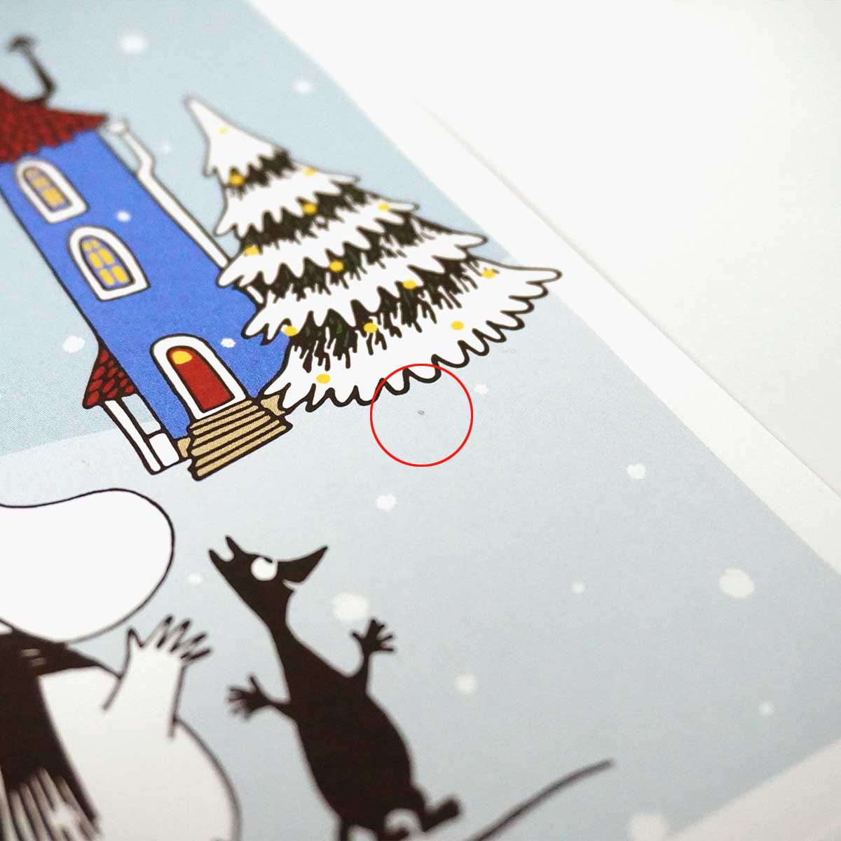 Moomin ムーミン Putinki プティンキ クリスマスポストカード ( ムーミンハウス )