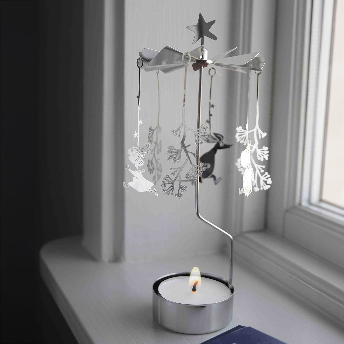 Moomin ムーミン Pluto Design プルート・デザイン ロータリーキャンドルホルダー ( ファーストスノー / XL )