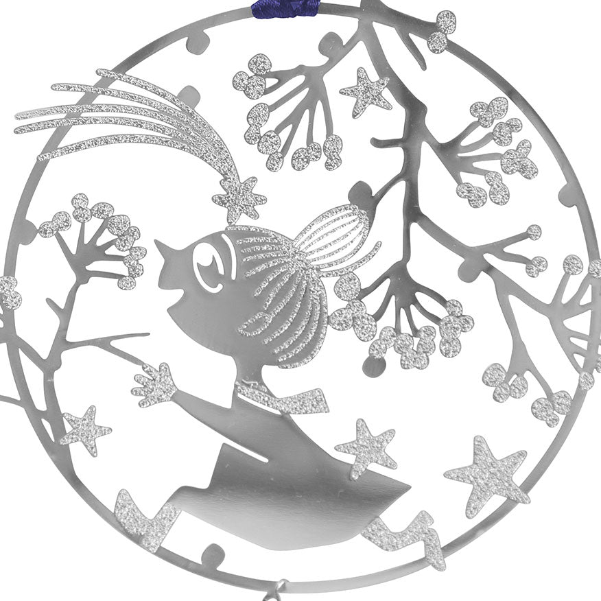 Moomin ムーミン Pluto Design プルート・デザイン ハンギングメタルデコレーション ( ファーストスノー / リトルミイ )