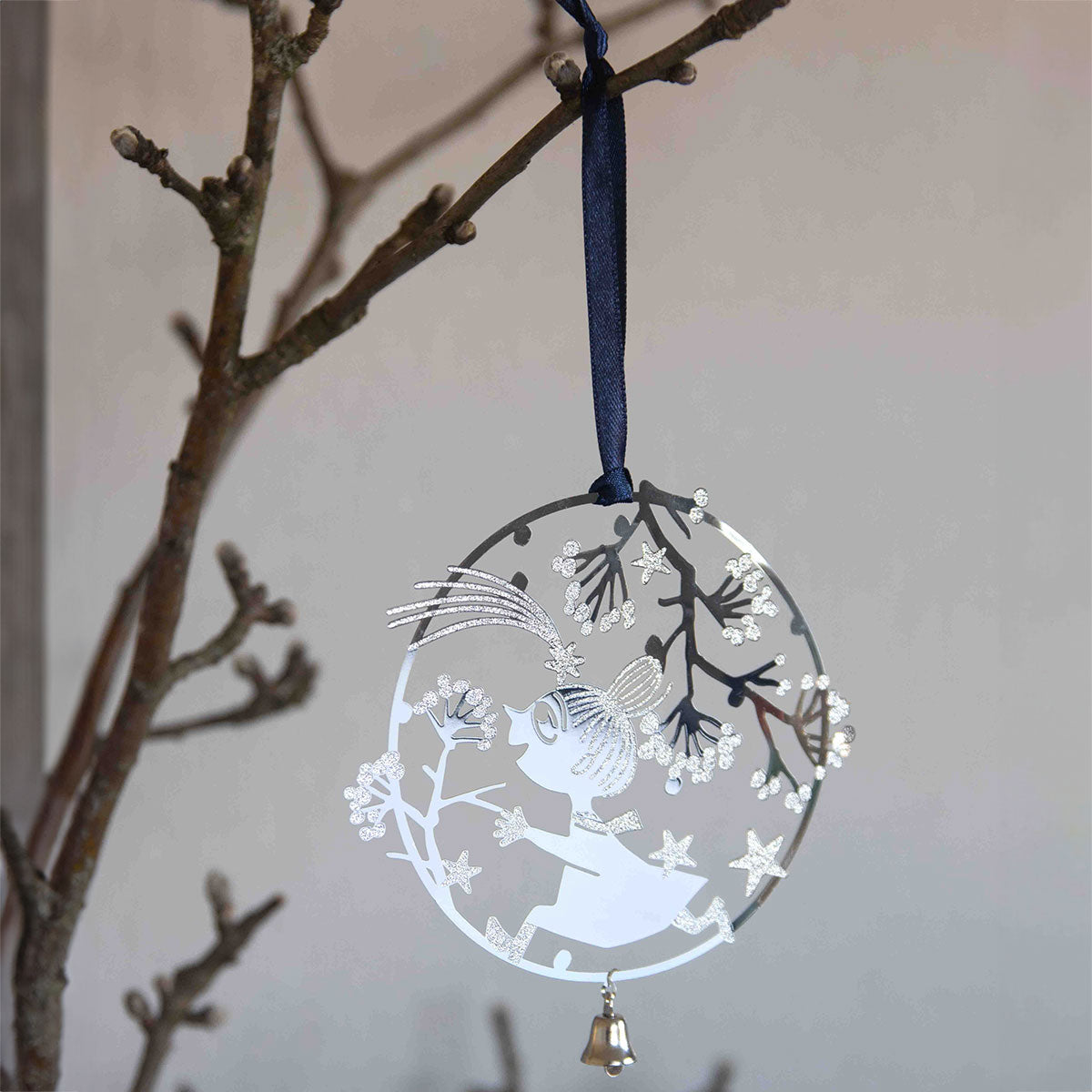 Moomin ムーミン Pluto Design プルート・デザイン ハンギングメタルデコレーション ( ファーストスノー / リトルミイ )