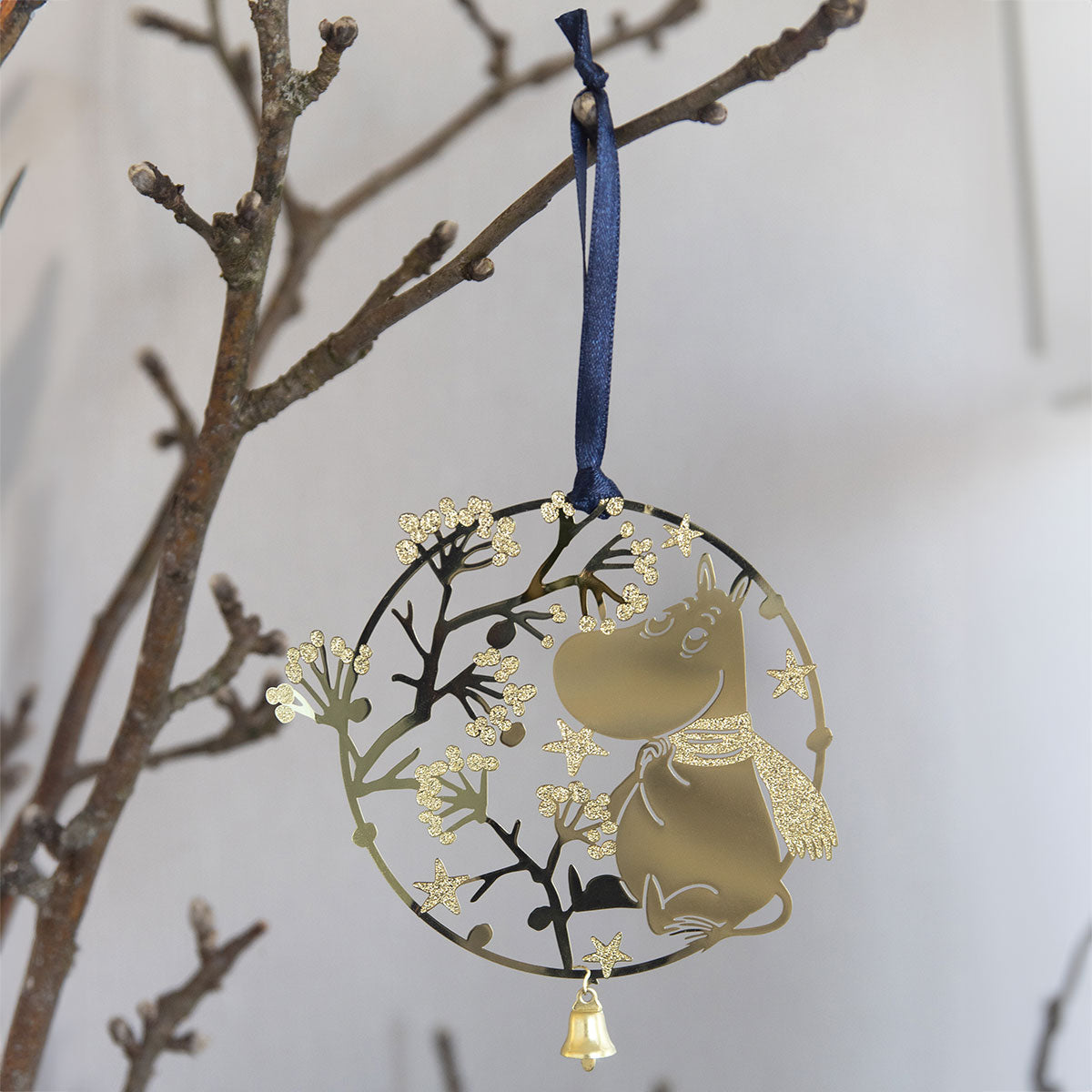 Moomin ムーミン Pluto Design プルート・デザイン ハンギングメタルデコレーション ( ファーストスノー / ムーミン )