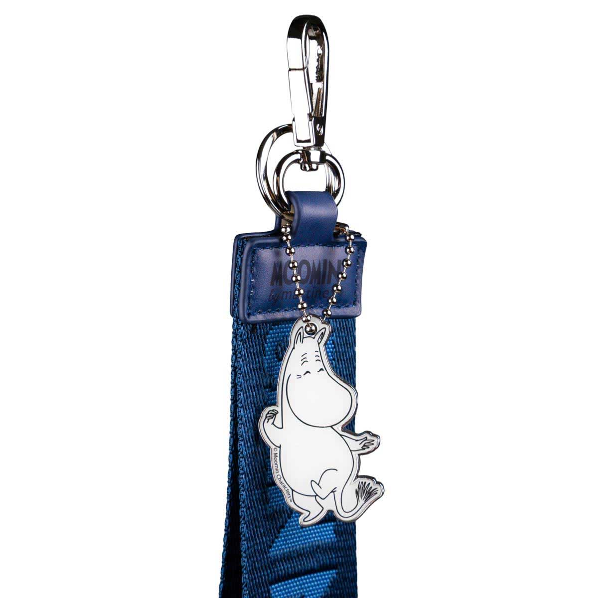 【北欧雑貨限定】Moomin ムーミン Martinex マルティネックス ストラップ ( ムーミン / ブルー )