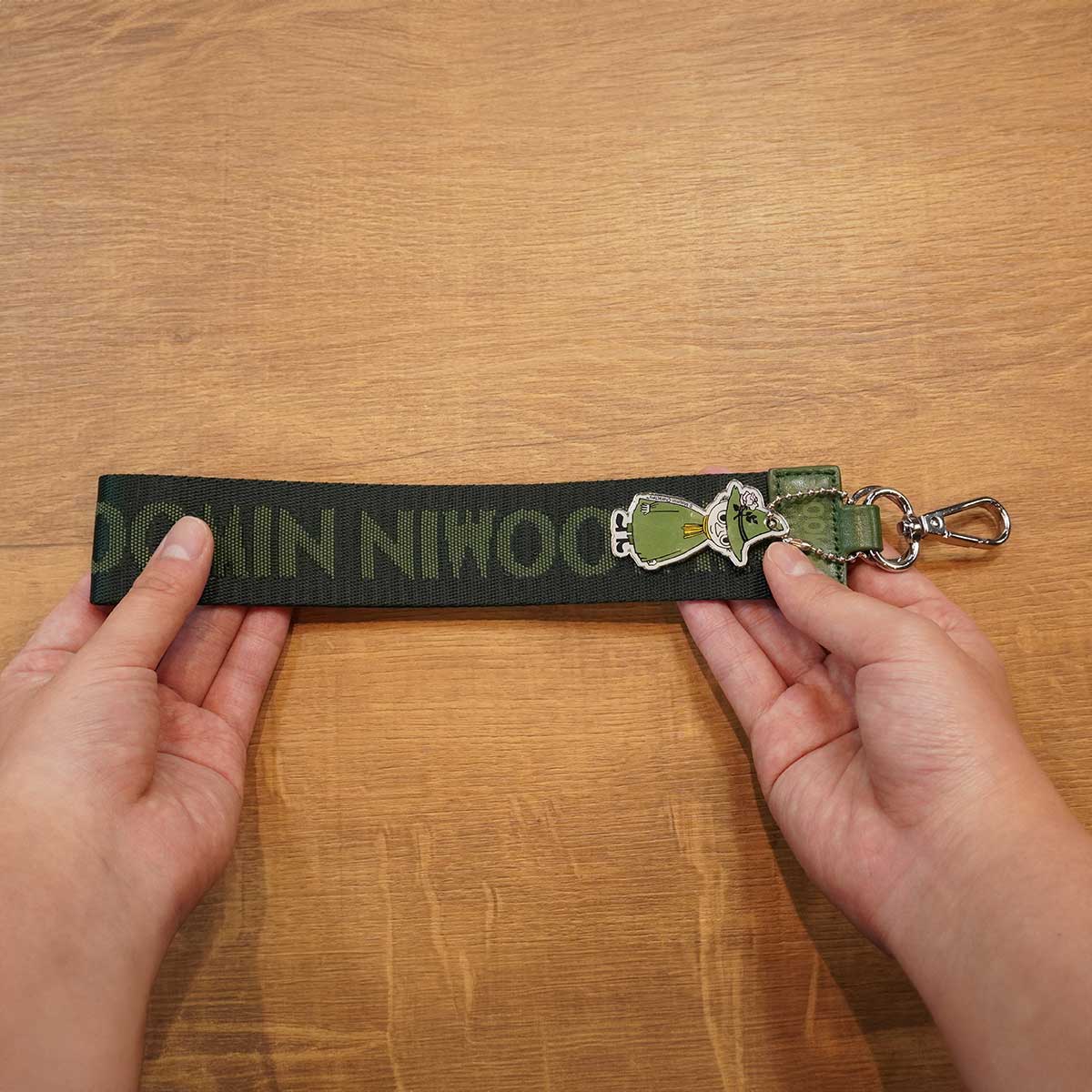 【北欧雑貨限定】Moomin ムーミン Martinex マルティネックス ストラップ ( スナフキン / グリーン )