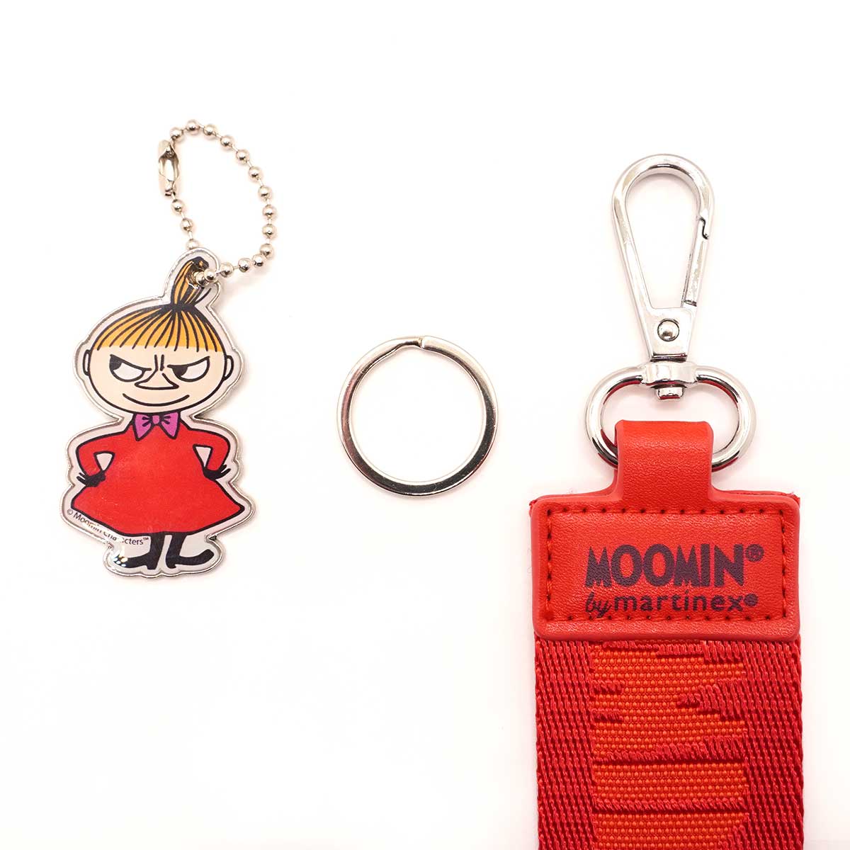 【北欧雑貨限定】Moomin ムーミン Martinex マルティネックス ストラップ ( ムーミンパパ / ブラック )