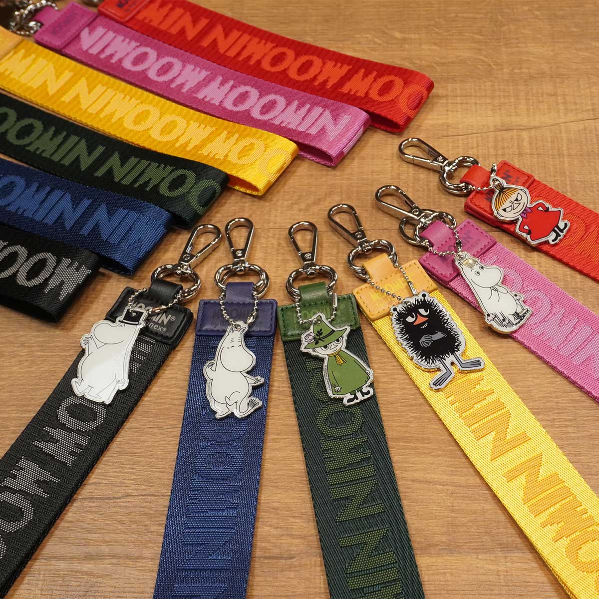 【北欧雑貨限定】Moomin ムーミン Martinex マルティネックス ストラップ ( ムーミンパパ / ブラック )