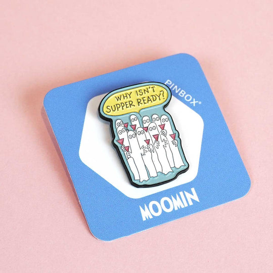 Moomin ムーミン PINBOX ピンボックス ピンバッジ ( ニョロニョロ「夕食はまだ？」 )